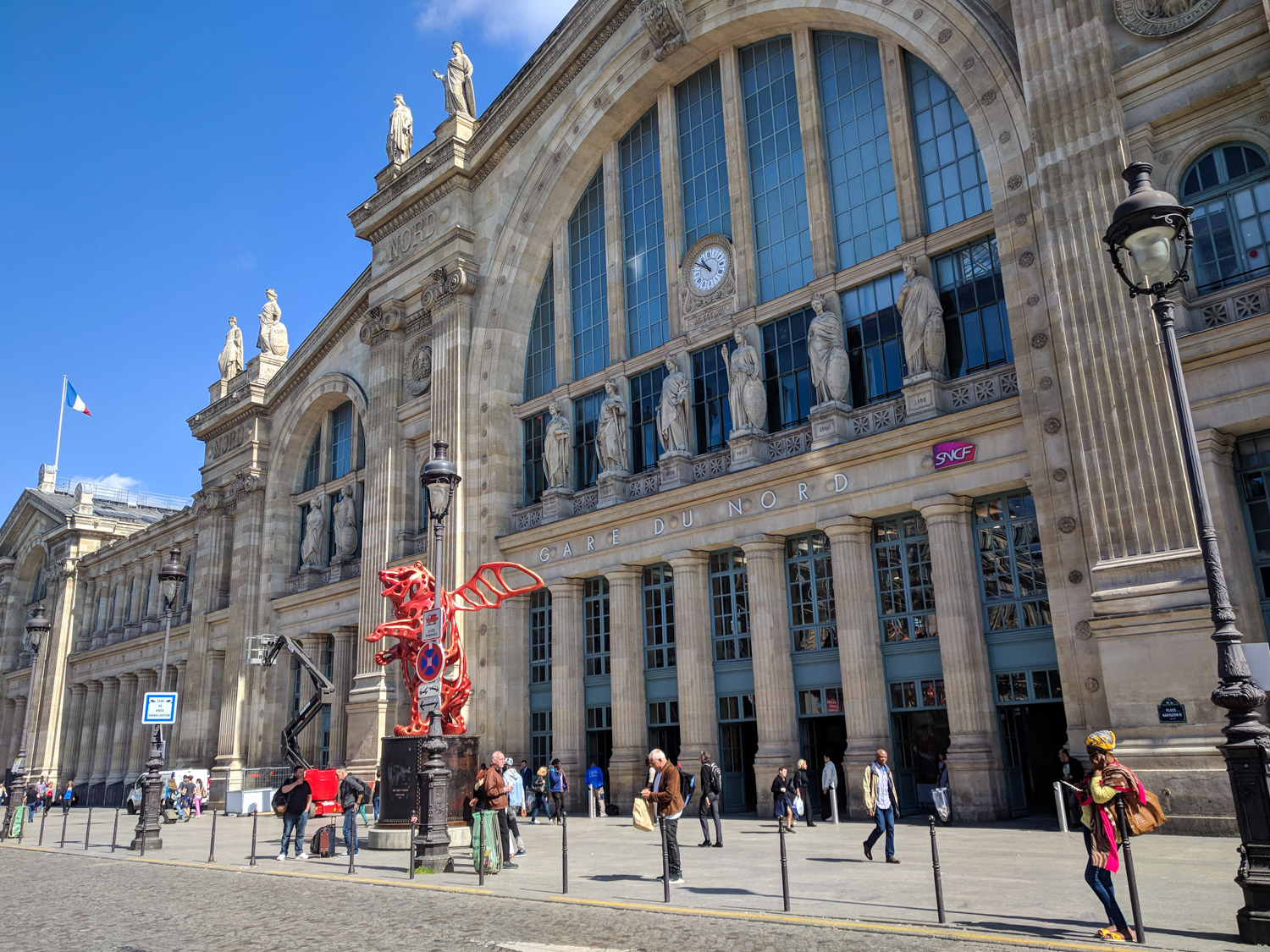 Train travel to Europe - Gard du Nord Paris