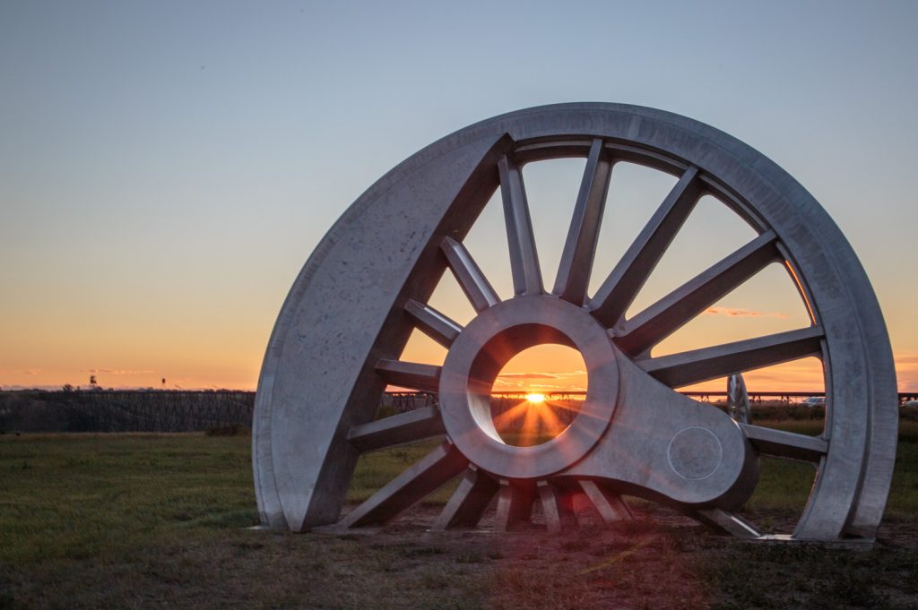 Train Wheel Lethbridge Alberta