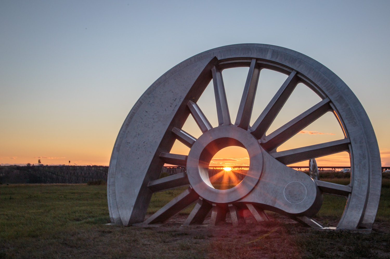 Train Wheel Lethbridge Alberta