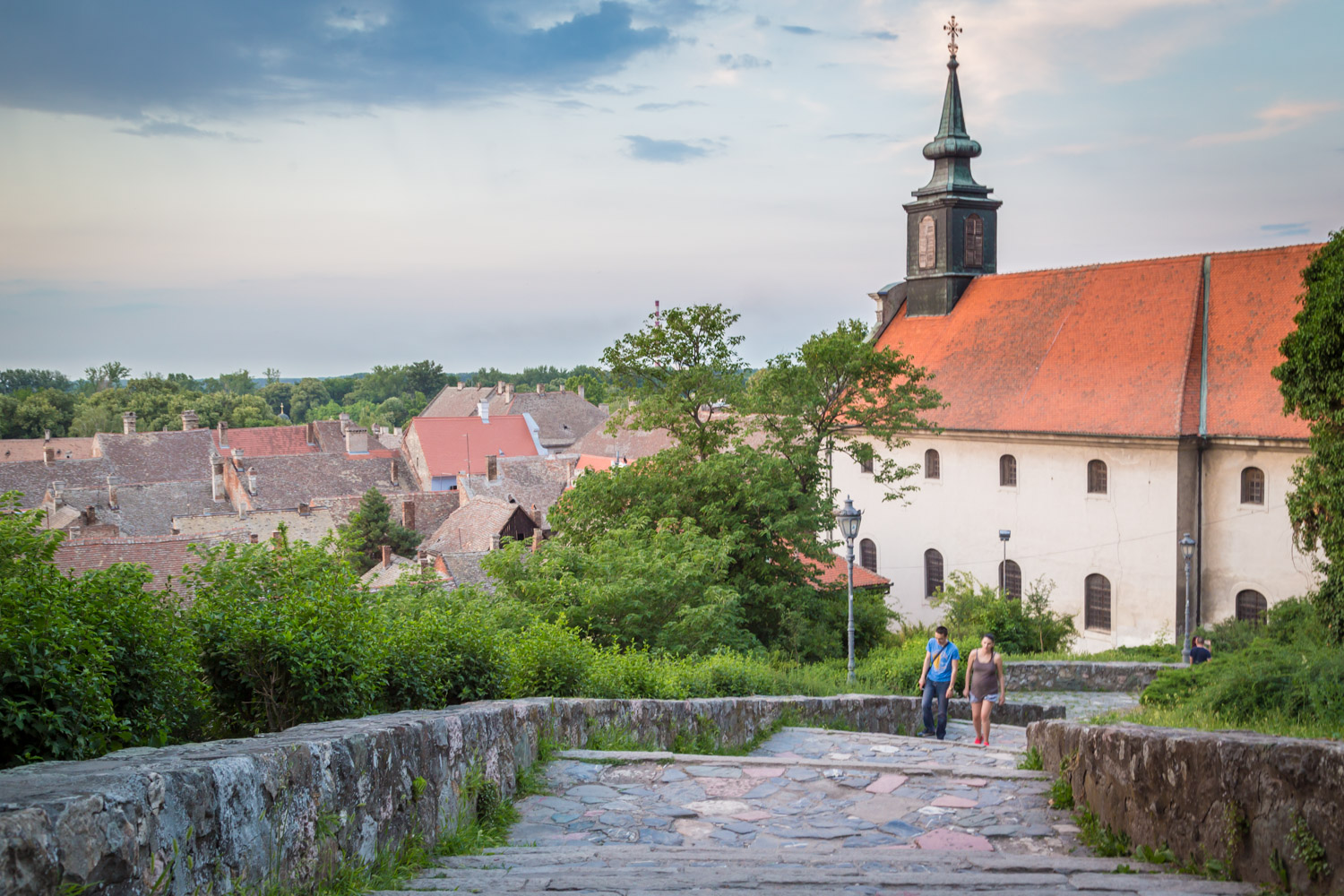 Novi Sad Serbia Fortress Steps