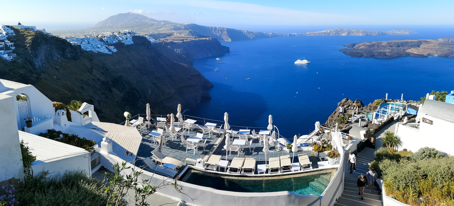 Panoramic View Santorini Greece