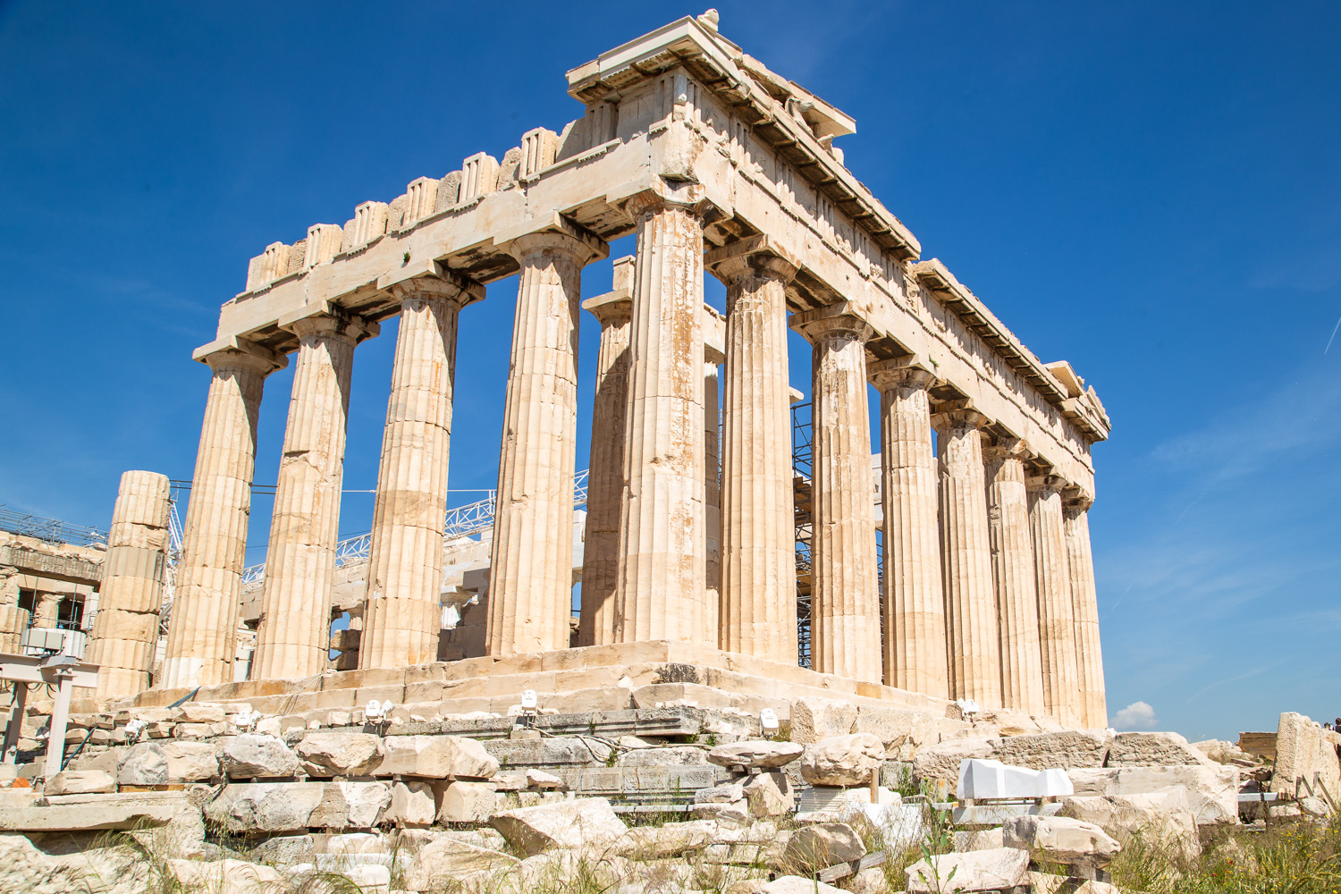 The Parthenon in Athens, Greece