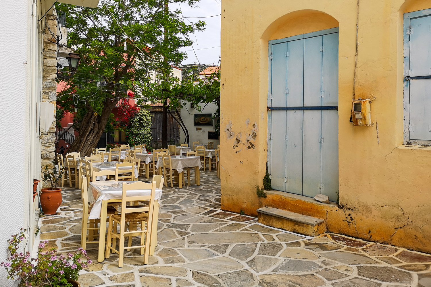 Restaurant in Halki Naxos Greece