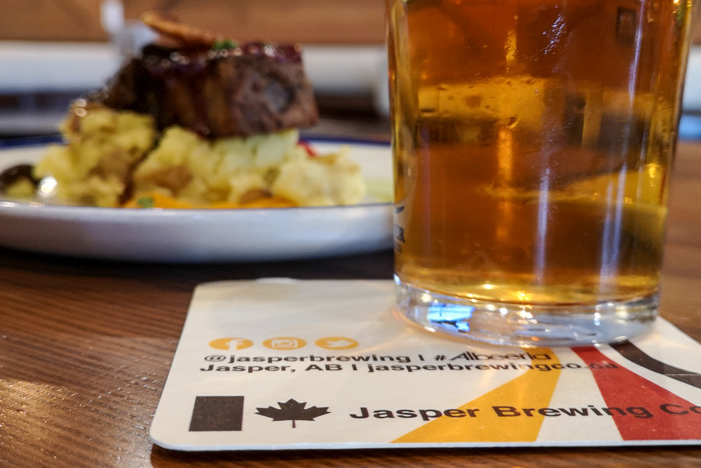 Elk Meatload and Beer Jasper Brewing