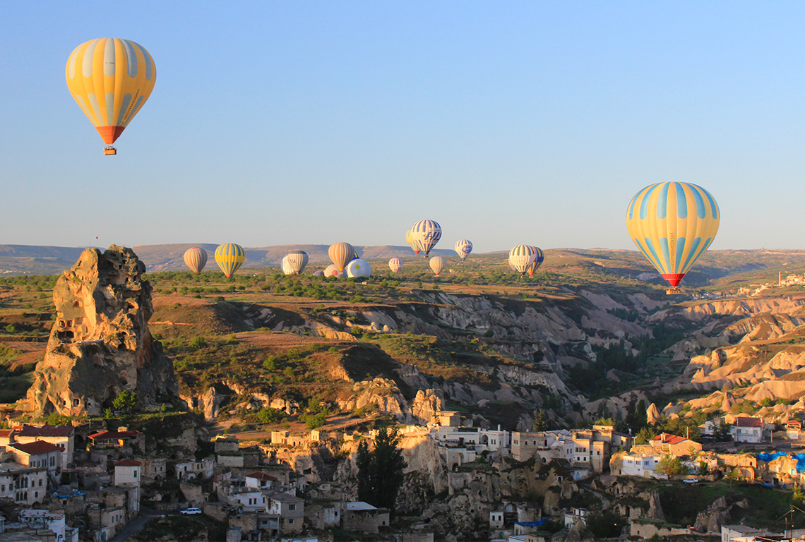 Travel puzzles from around the world - Hot air ballooning in Turkey