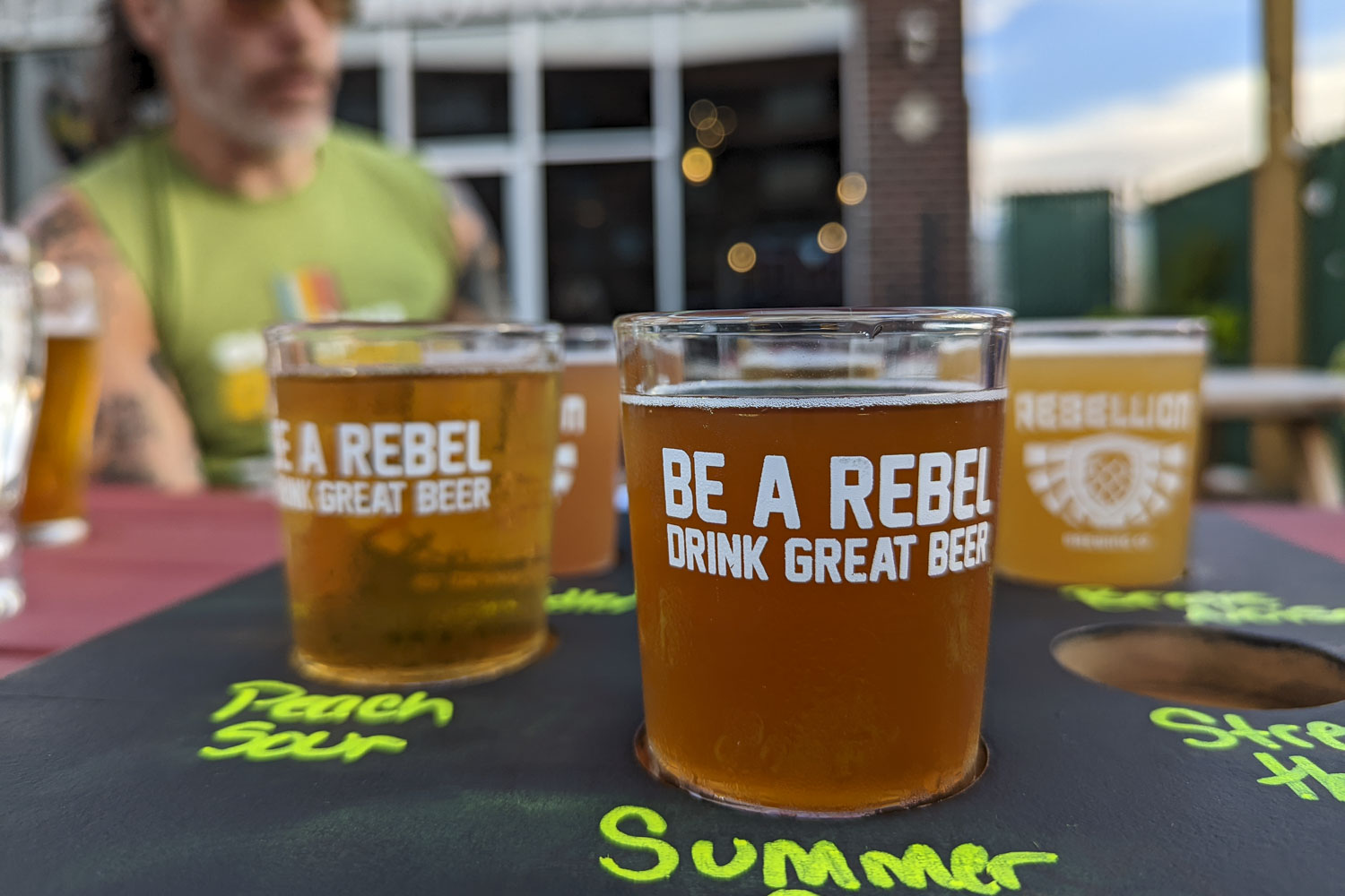 The beers from Rebellion Brewery