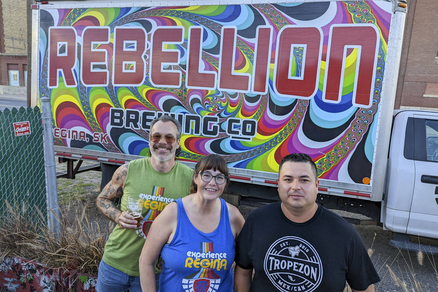 The team at Rebellion Brewery Regina