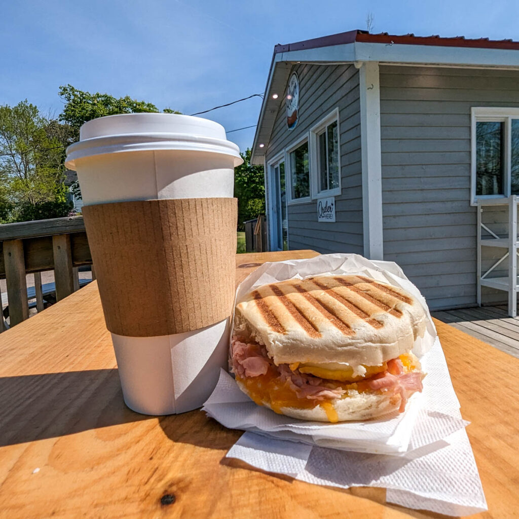 Breakfast Sandwich at Big River Cafe
