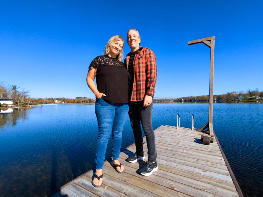 Dalene and Pete Near Truro