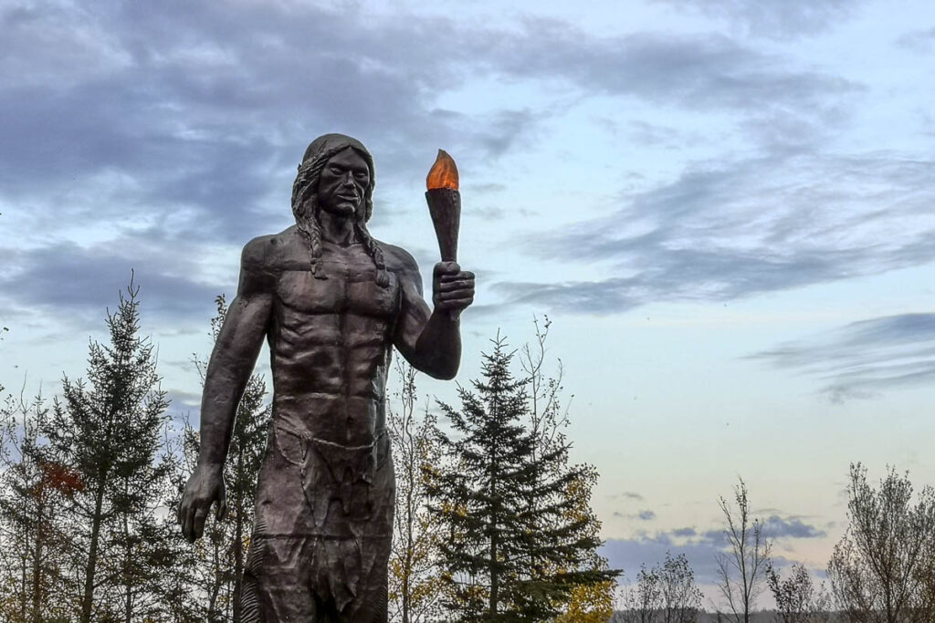 Millbrook Cultural and Heritage Centre statue