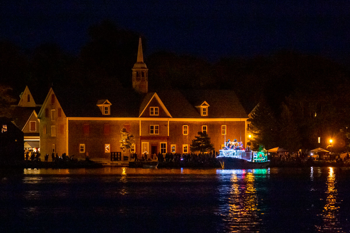 Shelburne Dock Days Parade of Lights Boat