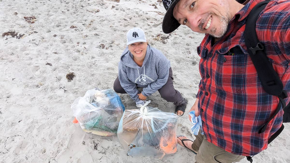 Nova Scotia Festivals - Garbage Collected on Cape Daze